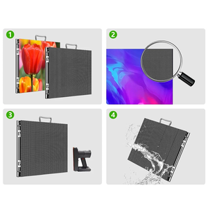 Écran LED incurvé flexible pour location intérieure/extérieure, panneau d'affichage LED de scène P3.91 P2.6 - Product Image 2