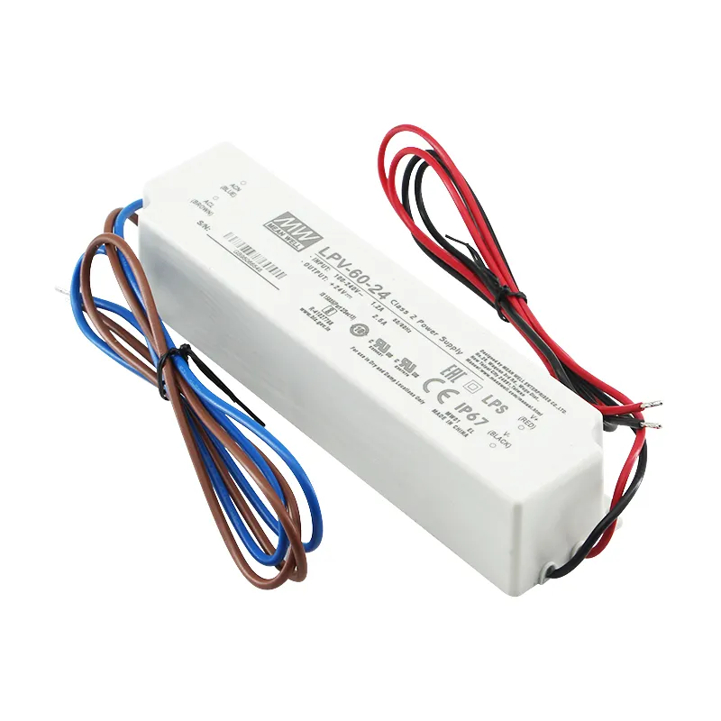 Mean Well LPV-60-24 Led Power Supply Power Supply Smps for Led Strip Dimmable Led Strip Power Supply and Controller