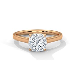 Anillo Solitario de Moissanita con Corte Cojín de 2.0ct, Plata de Ley 925, Clásico Anillo de Compromiso - Product Image 3