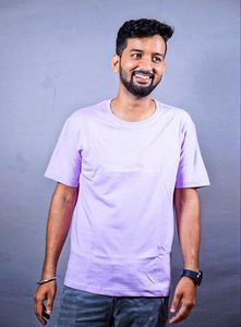 High Quality Slim Fit Short Sleeve T-Shirts for Men Custom Logo Heavyweight Knitted 3D Embroidery <b>Plain</b> <b>Tee</b> - Product Image 4