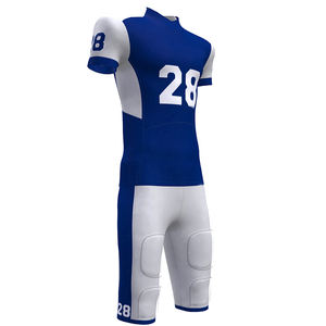 Venta al por mayor sublimación personalizada impreso uniforme de fútbol americano de manga corta de color personalizado logotipo personalizado servicio OEM gran oferta - Product Image 6