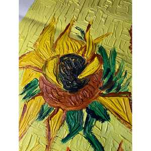 Olio di girasole di Van Gogh su tela 24,5 pollici × 36in - Product Image 4
