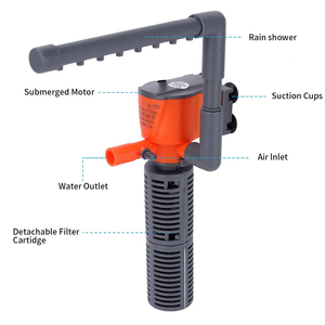 Plastic Fish Tank Aquarium Filter 3 1 Built-In <b>Submersible</b> <b>Pump</b> Durable Oxygenation Filter <b>Pump</b> Custom Packing Small Size - Product Image 5