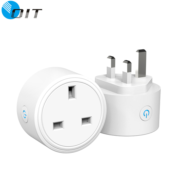 OIT 13A UK Smart Socket Plug - WiFi Energy Monitor, Alexa Voice Control, Multi - Outlet for Smart Home Power Management