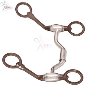 Bocado de Acero Inoxidable para Caballos, Estilo Antiguo, Color Marrón, con Boca de 5 Pulgadas, Duradero, para Entrenamiento de Equitación, Marca HASHIR INTERNATIONAL - Product Image 2