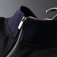 Survêtement unisexe réversible en polaire imprimé pour la maternité, hiver 2022, avec bandes latérales, couleur personnalisable, écologique, 100 % coton, noir et blanc