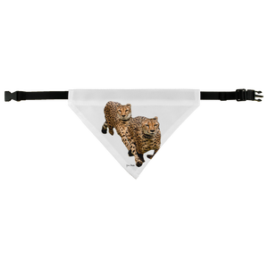 Bandana pour animaux de compagnie Cheetah Brothers, style simple, motif animal - Product Image 1