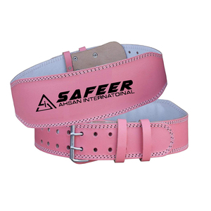 2024 Unisex de alta calidad de cuero de vaca gimnasio Fitness entrenamiento cinturón de cuero resistente con palanca de elevación de potencia para entrenamiento levantamiento de pesas - Product Image 5