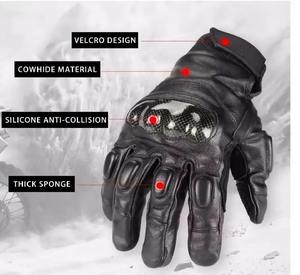 Guantes de moto de materiales personalizados para hombre y mujer con diseño de logotipo personalizado Guante de moto de carreras con rango bajo - Product Image 2