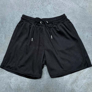 Pantalones Cortos Deportivos de Malla para Hombre, 100% Poliéster, con Nombre y Logotipo Personalizados, para Entrenamiento, Baloncesto, Fitness y Running - Product Image 3