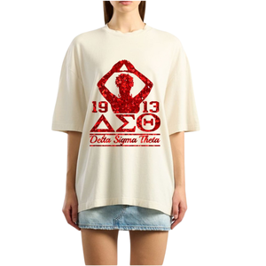 Vente chaude été femmes confortable coton T-Shirt personnalisé élégant avec paillettes broderie en gros disponible - Product Image 4