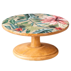 DESIGN DÉCORATIF DE QUALITÉ SUPÉRIEURE FÊTES DE MARIAGE DÉCORATION DE TABLE DESSERT SUPPORT À GÂTEAU EN BOIS AVEC SUPPORT EN MÉTAL POUR LES FÊTES - Product Image 6