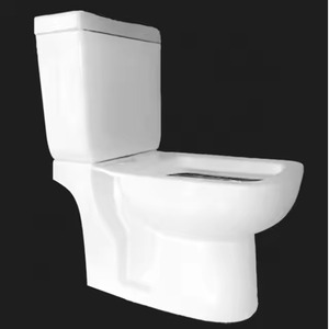Vistaar Fournisseur Siphonic Toilette Wc Double Chasse Sanitaire Céramique Toilette Deux Pièces Salle De Bains Siège Couverture Ensemble - Product Image 3