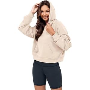 Women's High Quality Pullover Hoodie with Lace Decoration Custom Logo Winter Sweatshirt Washed Technique Crop <b>Top</b> Hoodie - Product Image 1
