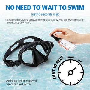 Espray antiniebla coreano para máscara de buceo, gafas de esnórquel, recubrimiento insoluble en agua, visión limpia bajo el agua hidrofílica - Product Image 5
