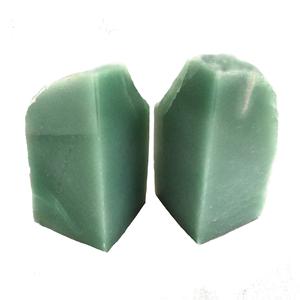 Matériaux de pierres précieuses de haute qualité, serre-livres en aventurine verte, pierre naturelle brute, minéraux, cristal, pierre pour la décoration, grossiste - Product Image 1