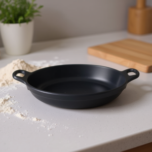 กระทะเมลามีนทรงรีสีดำ Ilsa Little Chef ขนาด 12x8x3.7 ซม. สำหรับอบและทำอาหาร - Product Image 3