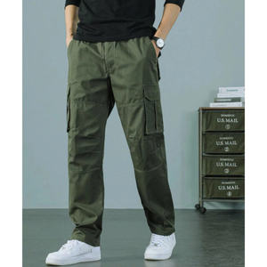 [Nouvelle arrivée] Pantalon cargo kaki pour homme, pantalon à 6 poches, adapté à toutes les activités de la vie 2025 - Product Image 2
