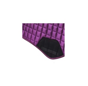 Tapis de selle de cheval anglais violet noir de qualité supérieure de concepteur Polyester/coton tissu polycoton anglais équitation équestre - Product Image 5