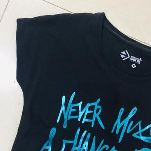 High Quality 100% Cotton Casual Style Oversized <b>T</b>-<b>Shirt</b> Breathable Custom Foil Printed Letter Logo Plus Size Teenagers Women's - Product Image 3