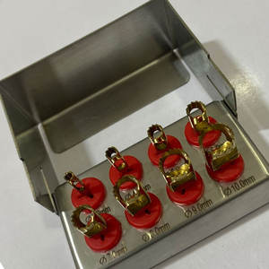 Kit de punzón de tejido de implante Dental de acero inoxidable alemán de alta calidad, 8 Uds., con soporte de fresa, instrumentos quirúrgicos, venta al por mayor - Product Image 1