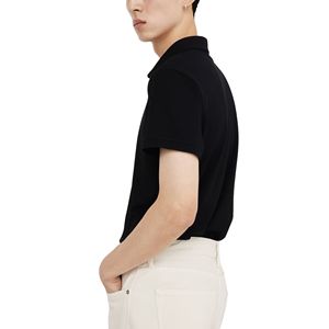 Camiseta Polo Casual de Manga Corta para Hombre, Corte Regular, Color Verde Oscuro, Personalizable con Marca, Algodón de la Mejor Calidad - Product Image 3