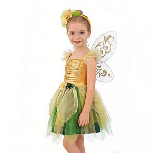 <span class=keywords><strong>Tenue</strong></span> de fée tournesol avec ailes transparentes et accents floraux, sur mesure, approuvée BSCI pour les pique-niques à thème féerique en extérieur - Product Image 3