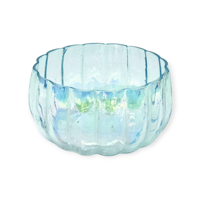 Bol à pois en verre coloré soufflé à la main à motif léopard, idéal pour dessert salade bougie aux fruits bol à matcha décor de fête à la mode