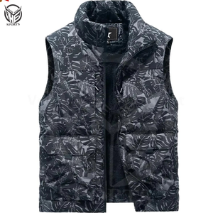 Chaleco Acolchado de Invierno para Hombre, con Cierre, 100% Poliéster, Ecológico, Cortavientos, de Secado Rápido - Product Image 2