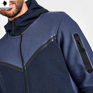 เสื้อมีฮู้ดแบบสวมหัวของผู้ชายผ้าเทอร์รี่ผ้าฝ้าย100% น้ำหนักเบาลายนูนทึบออกแบบได้ตามต้องการสำหรับฤดูหนาว - Product Image 5