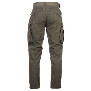 Pantalones Cargo de Lona Lavados al Ácido para Hombre, Corte Regular, Ajuste Cómodo, Precio Bajo, Estilo Deportivo, Cierre con Cordón Ajustable Personalizado - Product Image 2
