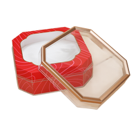 Boîte cadeau rigide en acrylique transparent de luxe, faite à la main, épaisseur 2 mm, avec fermeture magnétique, pour emballage de suppléments de ginseng et de nids d'oiseaux, vente en gros