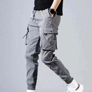Vente en gros 2025 Nouvel arrivage de pantalons pour hommes avec quatre poches Pantalons baggy délavés avec logo personnalisé à la mode Pantalon de jogging de haute qualité - Product Image 4