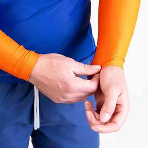 Rash Guard personnalisé vêtements de sport d'entraînement respirants chemises de fitness pour adultes nouveauté Rash Guard manches raglan - Product Image 5