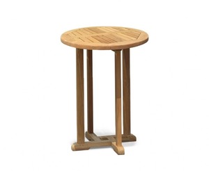 Table de bar en teck massif d'extérieur, empilable, légère, pour jardin, hôtel, restaurant, résistante à l'eau et aux UV - Product Image 2