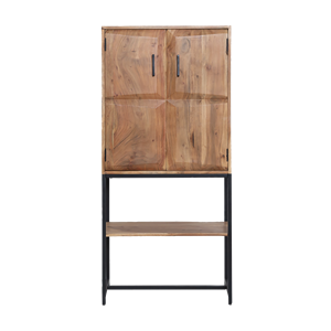 Gabinete de madera y metal de Acacia Ava - Product Image 1