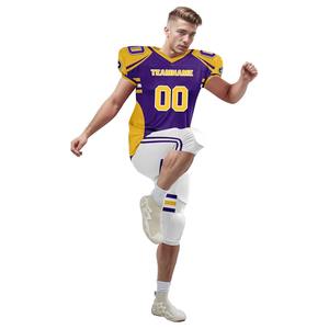 Camisetas de fútbol americano de equipo personalizado Premium, manga corta, 100% poliéster, ropa deportiva cómoda y duradera - Product Image 4