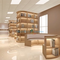 Étagère de bibliothèque double face Chiquitos, étagères ouvertes pour le rangement des livres, bibliothèque en métal robuste pour bibliothèque, salle de lecture, librairie