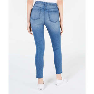 Jeans Skinny Blu Traspiranti per Ragazzi Tinseltown Taglia 1 con Comoda Striscia Laterale con Stampa Animalier in Tessuto Denim - Product Image 2