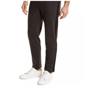 Calvin Klein Pantaloni Jogger da Uomo in Maglia Mista Neri con Elastico in Vita, Cerniera Personalizzata, Anti-Piega, Casual, Taglia Media - Product Image 2