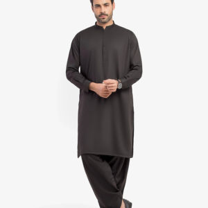 Salwar Kameez traditionnel pakistanais pour hommes, tenue décontractée pour les fêtes, robe musulmane pour l'Aïd et les célébrations - Product Image 1