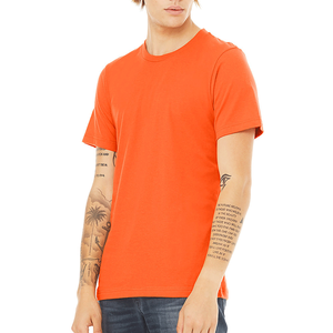 T-shirt unisexe à col rond avec épaules recouvertes de ruban adhésif, motif imprimé pour homme, méthode d'impression numérique - Product Image 1