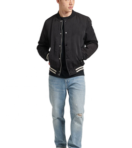 Chaqueta universitaria de alta calidad, chaqueta universitaria de béisbol informal para exteriores, deportes de invierno, tela satinada, diseño impreso, chaqueta universitaria para hombres - Product Image 3