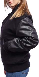 Nouvelles vestes universitaires d'hiver en laine et polyester respirantes et coupe-vent à la mode pour hommes, lettres personnalisées, style décontracté, prix d'usine - Product Image 2