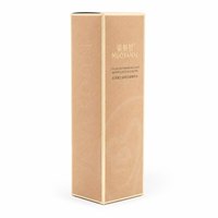 Emballage cosmétique portable écologique en carton gaufré personnalisé, couleur pêche nude, avec logo en relief, pour sérum hydratant et soins de la peau