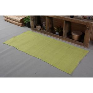 Tapis Turc Vintage Moderne 2.9 X 6.3ft Grande Surface Classique Rectangle Motif Abstrait Vert Laine Latex Support Modèle Tapis de Chambre - Product Image 4