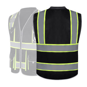 Diseña Tu Propio Logotipo, Chaleco de Seguridad Impermeable para Hombre, Certificado ANSI Clase 1 EN ISO 20471, Colores Personalizados, Multibolsillos, Alta Visibilidad - Product Image 3