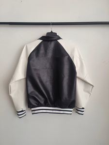 แจ็กเก็ต2025ทรงครอปสำหรับผู้หญิงเสื้อครอปแบบว่างเปล่าแขนเสื้อผ้าขนสัตว์เสื้อครอปสตรีเสื้อแจ็คเก็ตทีมตัวแทน - Product Image 6