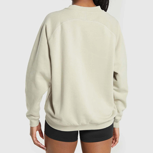 Sweat-shirt à manches longues pour femme, taille plus, écologique, confortable, respirant, streetwear d'hiver, personnalisable sur le devant - Product Image 4