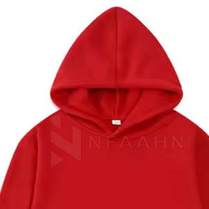 Survêtement à manches longues coupe ajustée 100% coton à motif solide et col à capuche grande taille surdimensionné pour hommes - Product Image 4